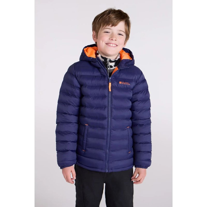 Kinder Winterwandern Steppjacke Wasserabweisend Leicht Kapuze - Seasons II