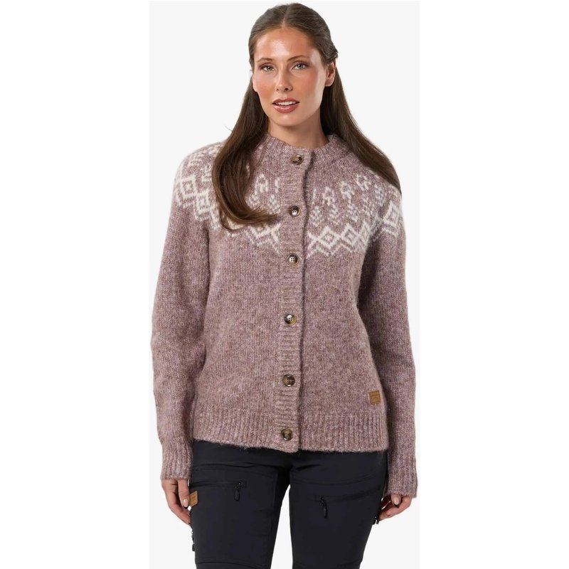 Damen Strickjacke Pullover Lofoten Wollstrick