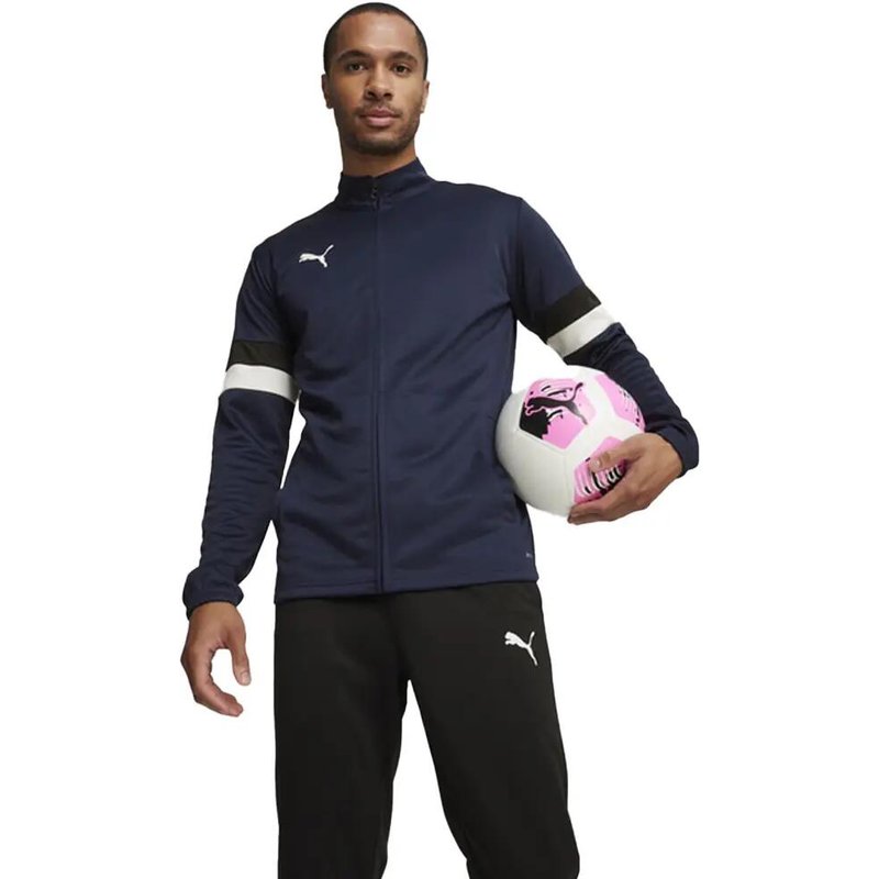 "Team Rise" Trainingsanzug für Herren Schwarz/Dunkles Marineblau
