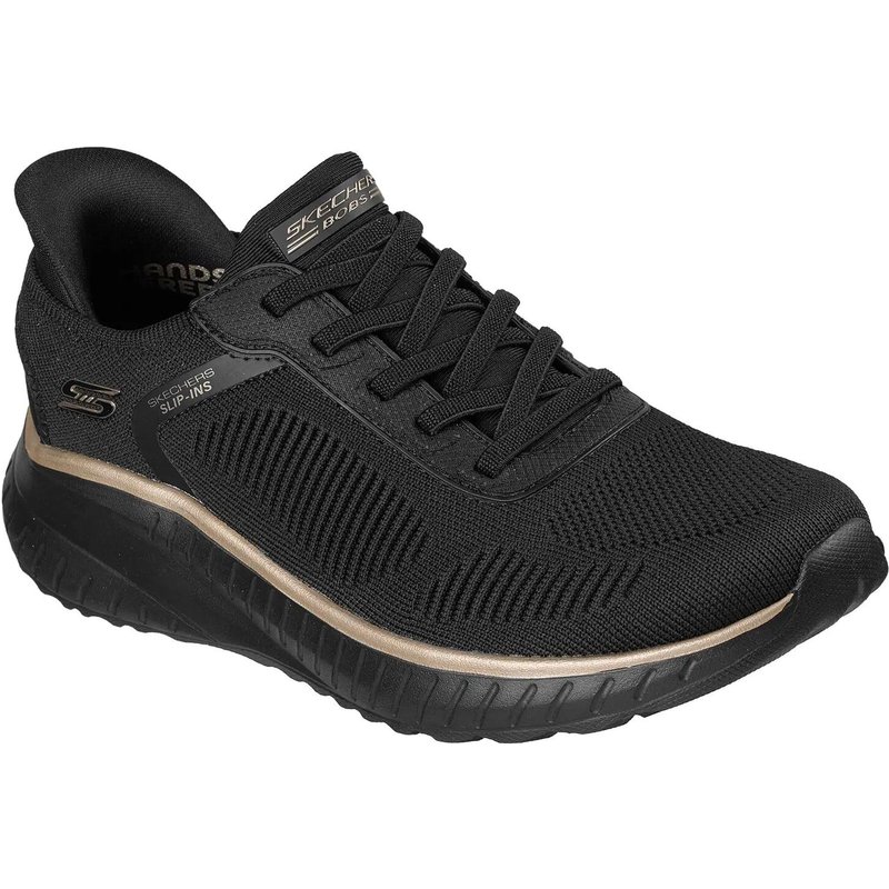 Skechers Bobs sqaud Chaos CURRENT MUSE Damen Black Rose Gold