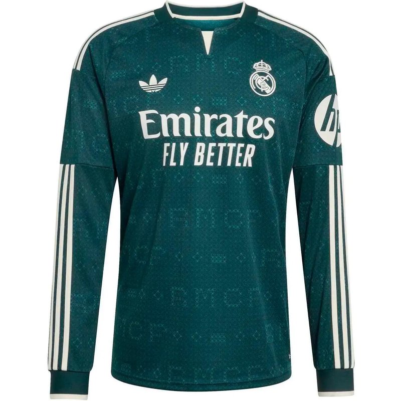 Real Madrid Auswärtstrikot mit langen Ärmeln 2026/27