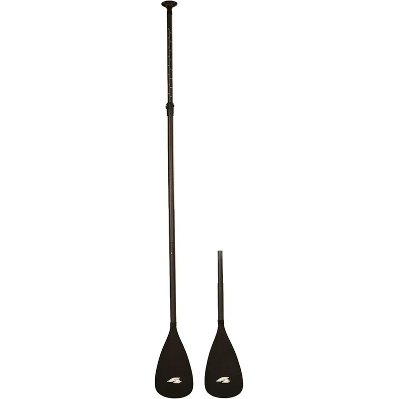 F2 SUP Paddel Kajak Carbon 4 teilig 170-215cm Schwarz