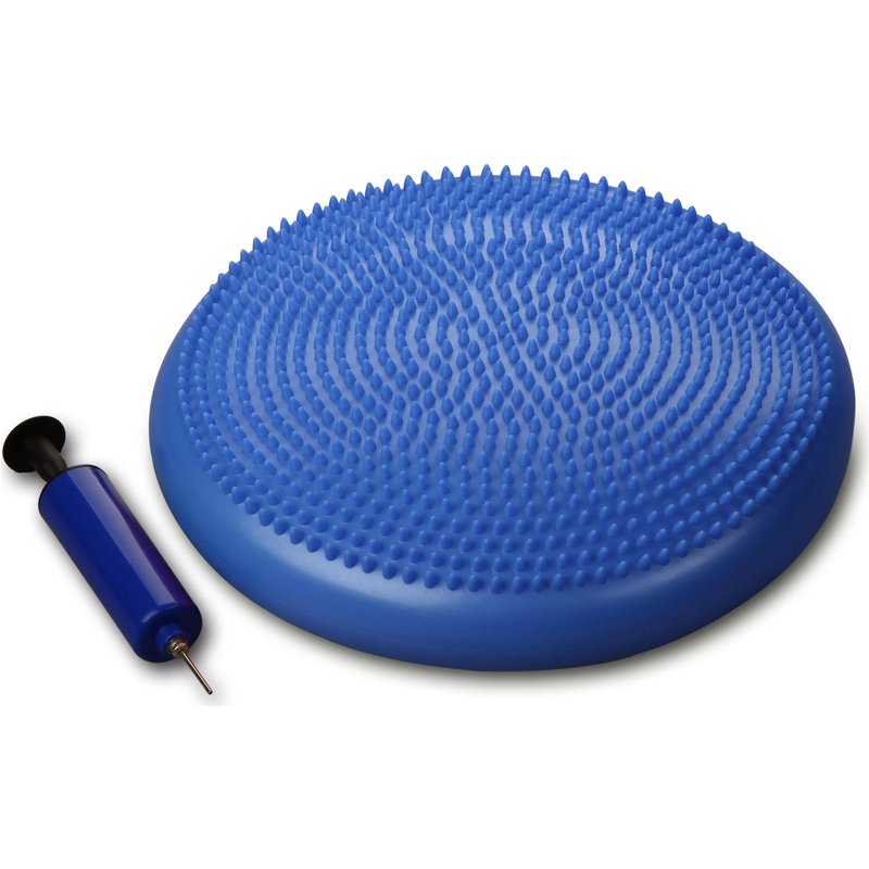 Balancekissen mit Pumpe aus PVC EQUILIBRIUM INDIGO 33 cm