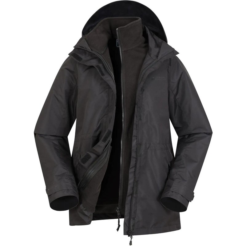 Damen Wandern 3-in-1-Jacke Wasserdicht Atmungsaktiv - Fell II