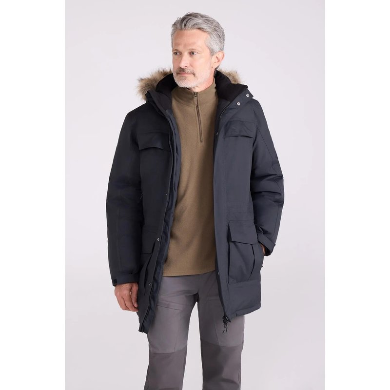 Herren Winterwandern Daunenjacke Wasserdicht Kapuze - Antarctic Extreme