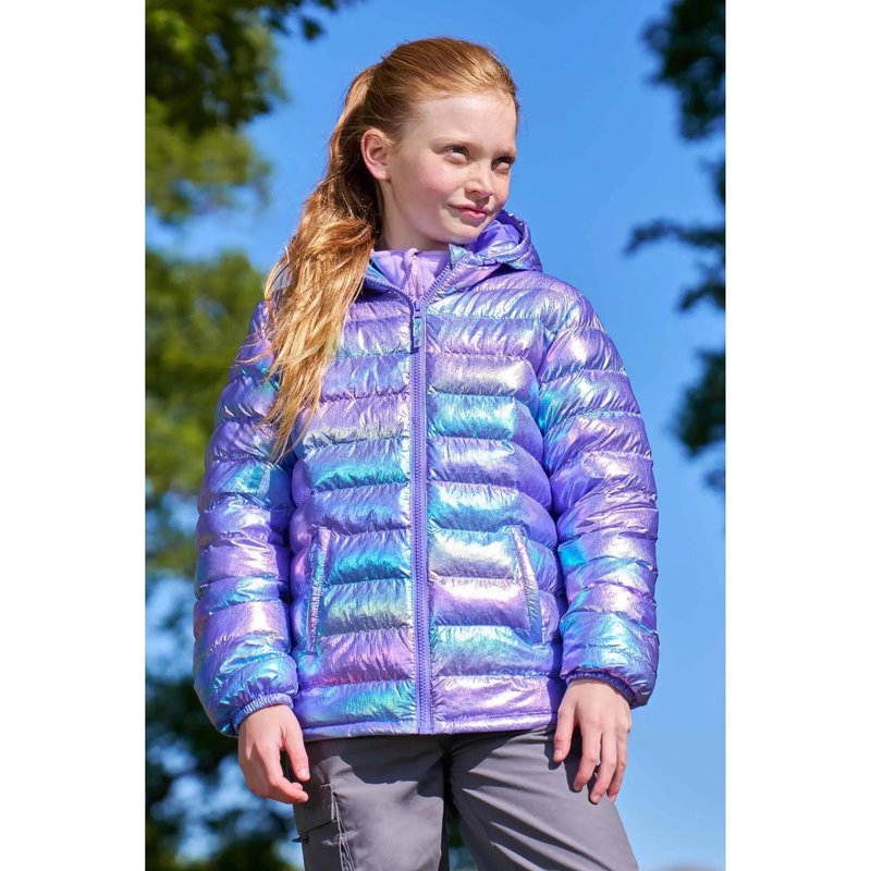 Kinder Winterwandern Steppjacke Wasserabweisend Leicht Kapuze - Seasons II