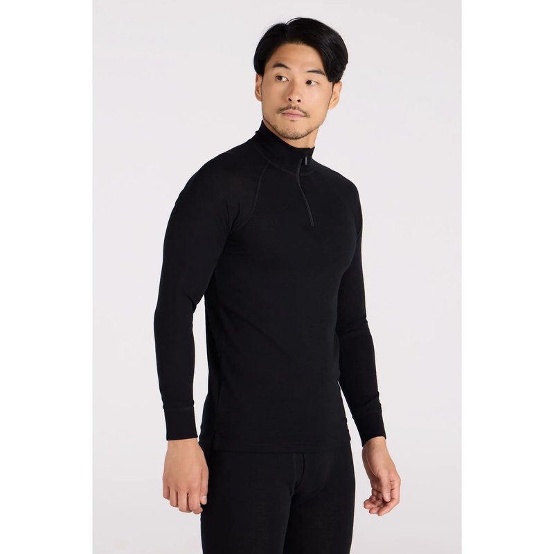 Herren Winterwandern Merino Thermounterhemd Langarm Rundhals - Hiver II