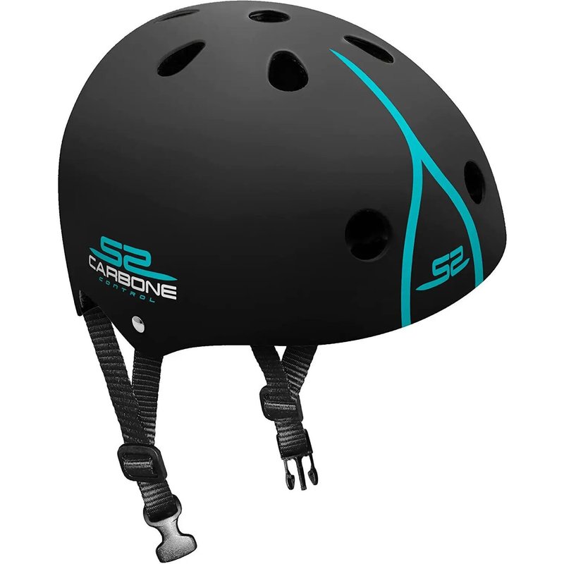 Fahrradhelm für Kinder Skids Control Carbone 53-57cm