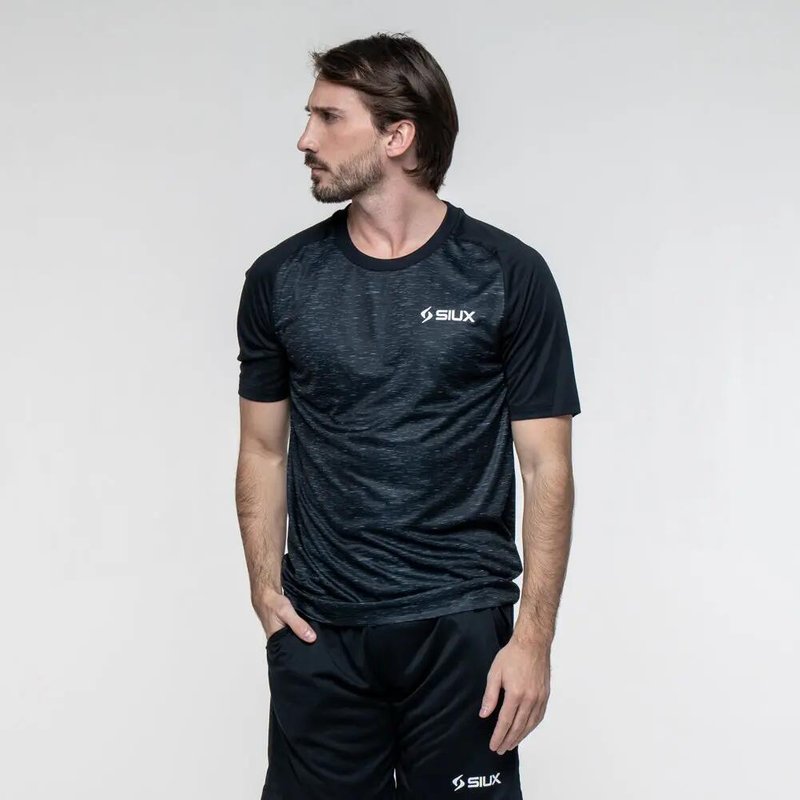 SIUX Club 26 Schwarz | Herren-Sportshirt, leicht, elastisch und atmungsaktiv
