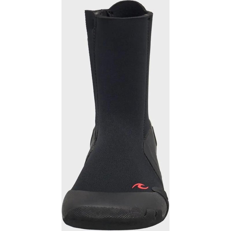 Surf-Boots Herren Omega 5 mm Rundzehen mit seitlichem Reißverschluss - Noir