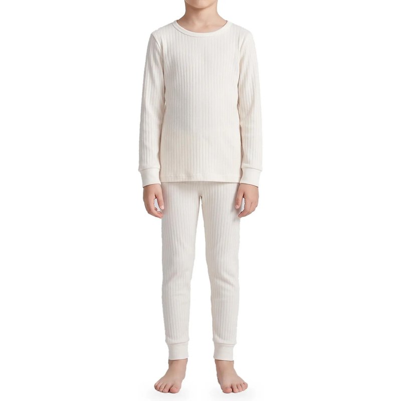 Kinder Funktionswäsche Set Jungen Mädchen Unterhemd Unterhose Feinripp warm