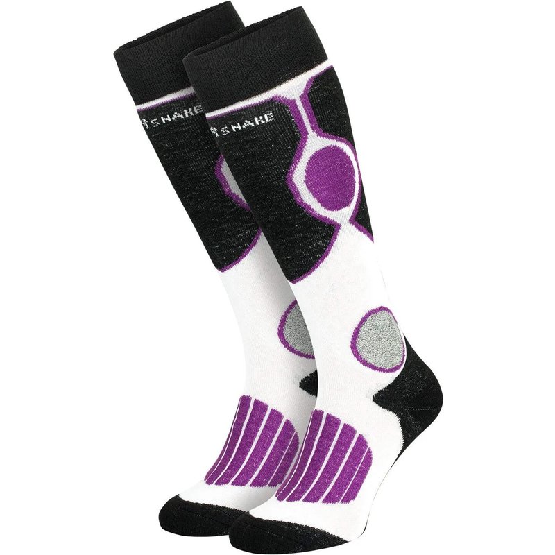 Damen Herren Skisocken Wintersocken Kniestrümpfe warm gepolstert Wollmix 1 Paar
