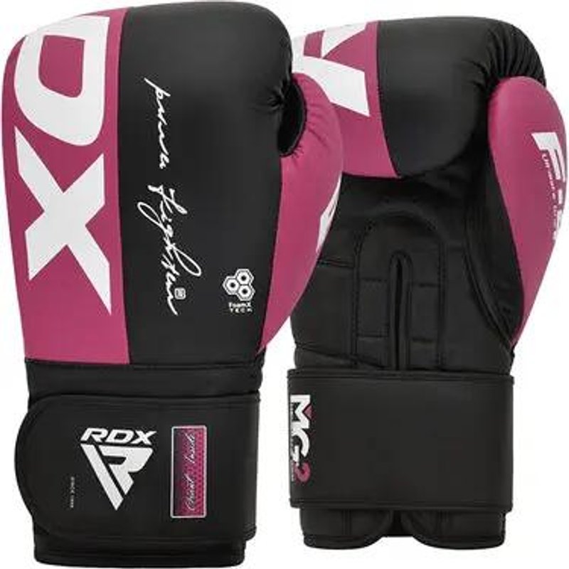BOXHANDSchuhe REX F4 ROSA/SCHWARZ – 8 oz