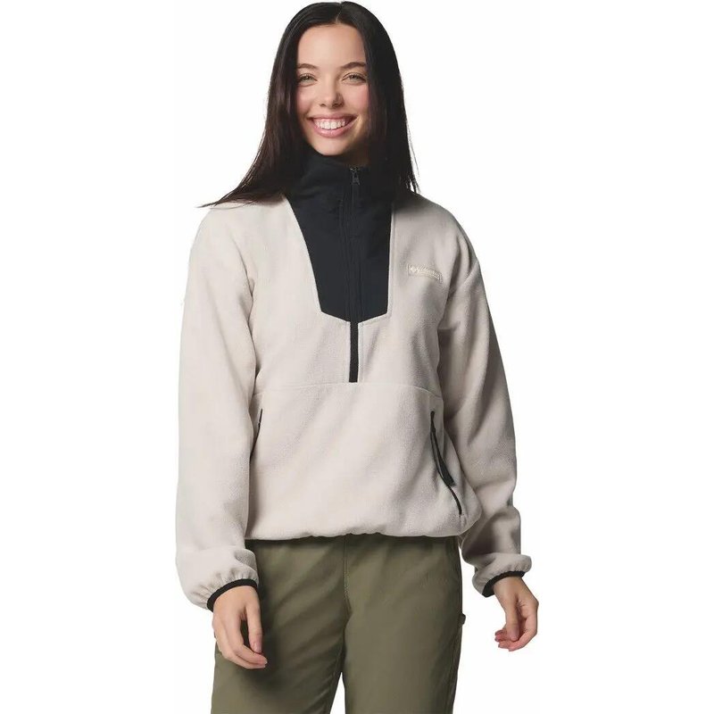 Columbia Fleecejacke 1/2 Zip Sequoia Grove Weiß Damen