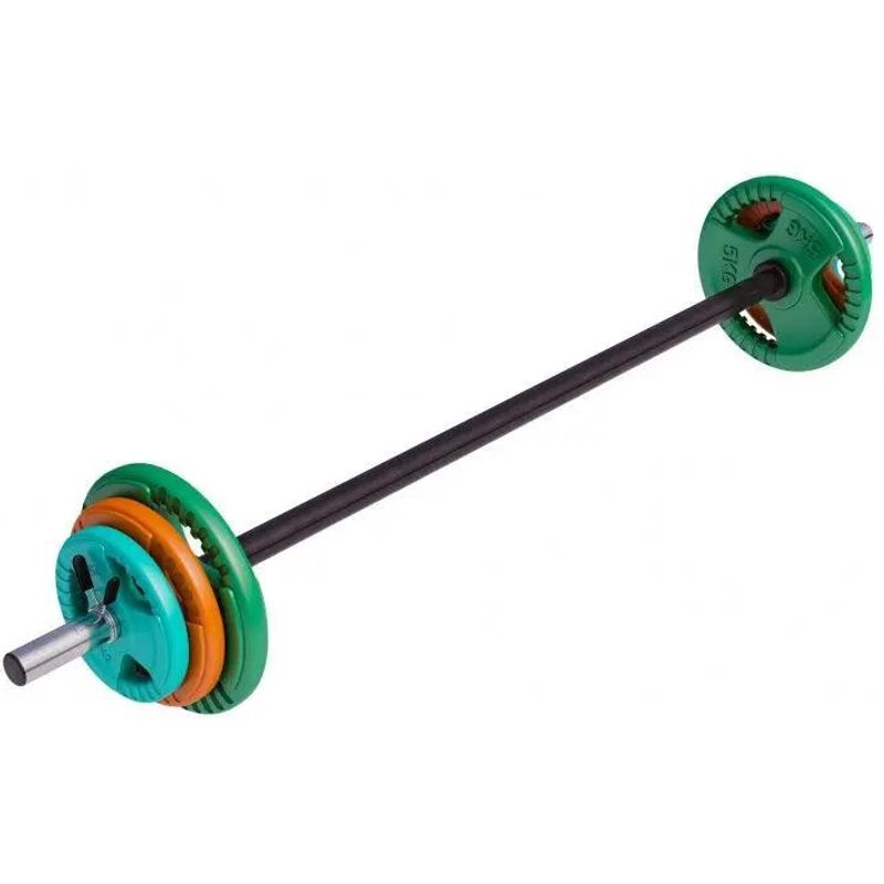 Langhantelset Aerobic Gummi Gripper