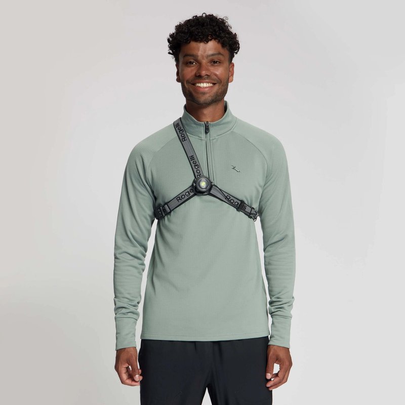 Laufleuchte Wiederaufladbar Runlight 300 Damen und Herren Schwarz