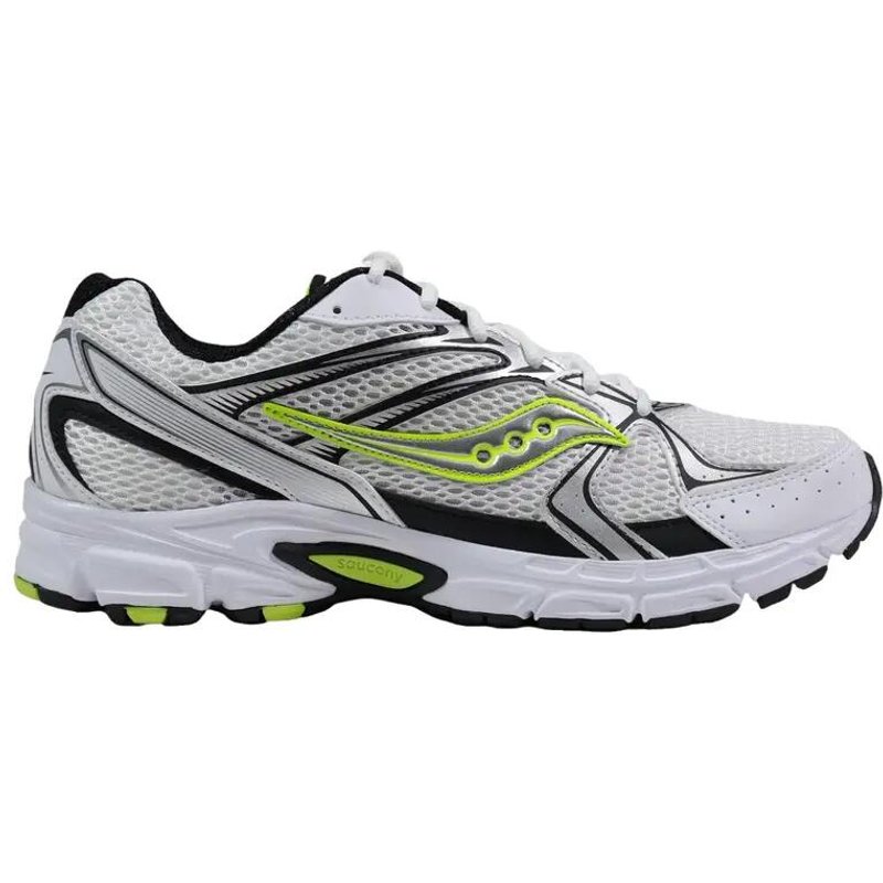 Schuhe Saucony RIDE MILLENNIUM Weiß/Silber/Gelb
