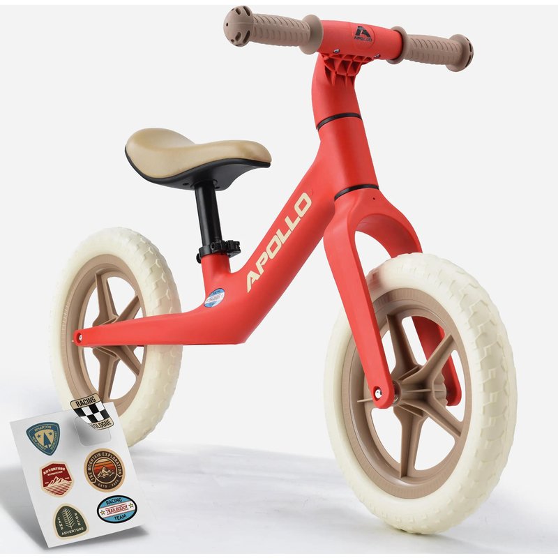 Kinder Laufrad ab 2 Jahre 12 Zoll nur 2,2 kg Trailbuddy Rot