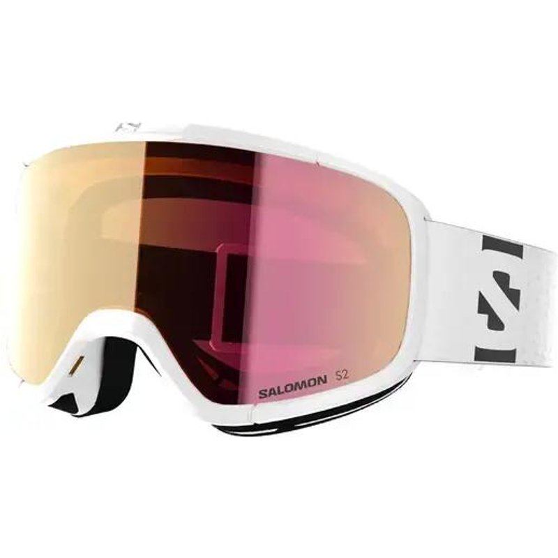 Salomon Lumi Junior Skibrille - White/Ruby