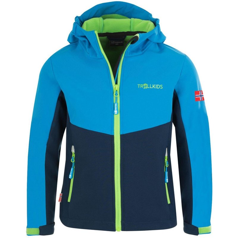 Kinder Jacke Kristiansand Wasserabweisend Marineblau / Grün