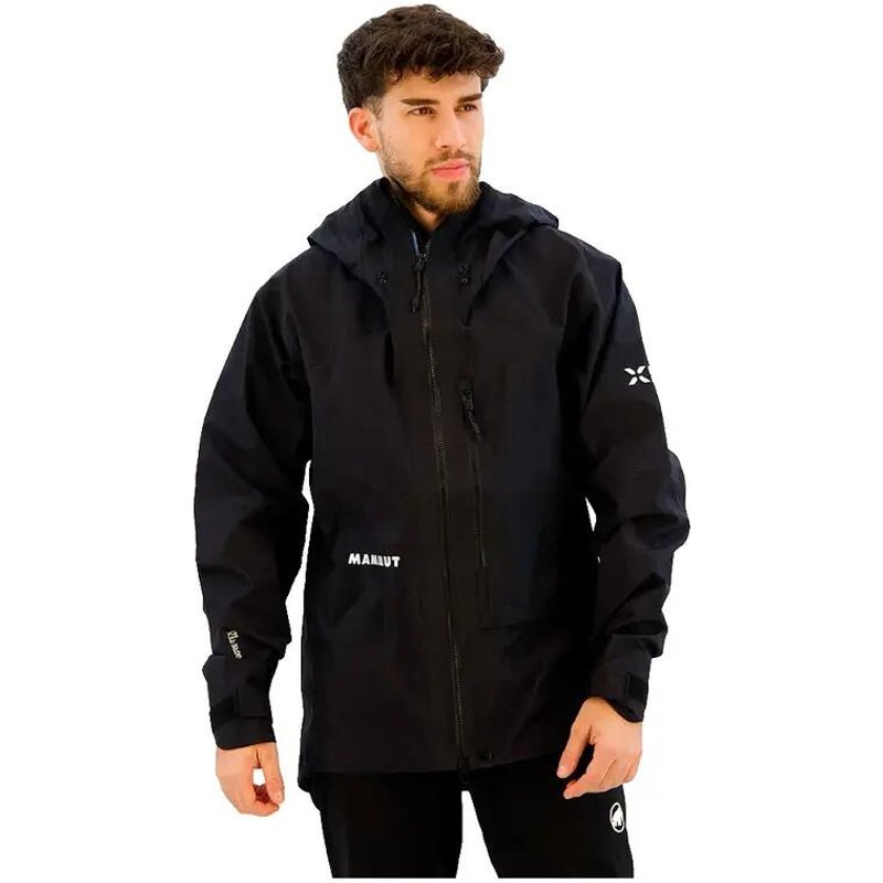 Hardshell Jacke Mammut Eiger Nordwand Advanced Wasserdicht Schwarz