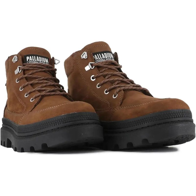 Palladium Herren Troopercuff WP+ Leder Boots Wasserdicht Bison