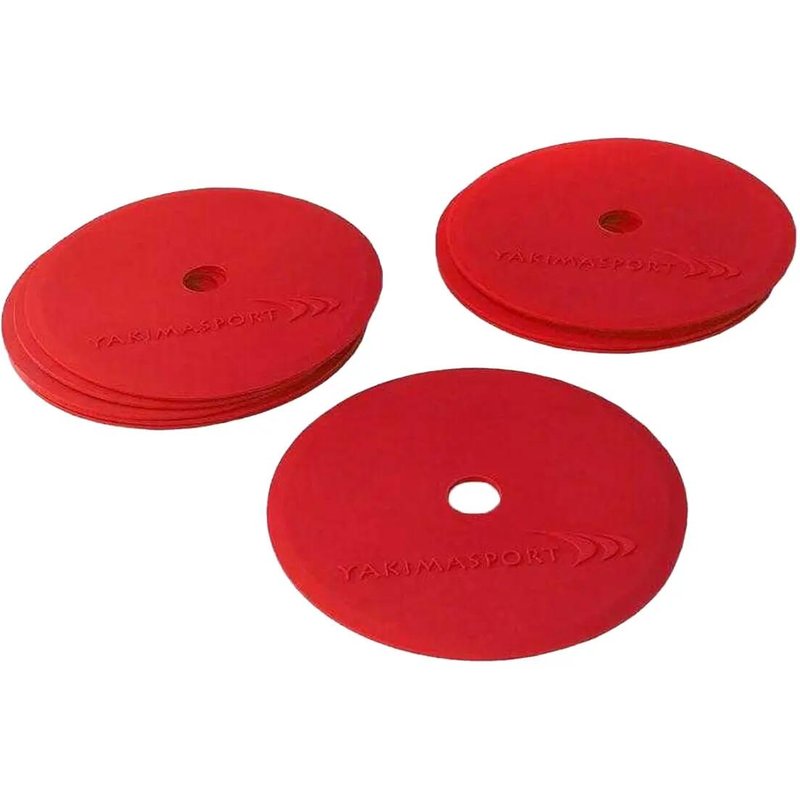 Spielfeldmarker, Training, Gummi, Kunststoff (10erPack) Damen und Herren Rot