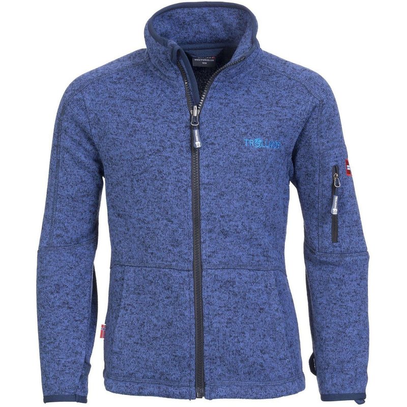 Kinder Fleece-Jacke Jondalen Französisch Blau