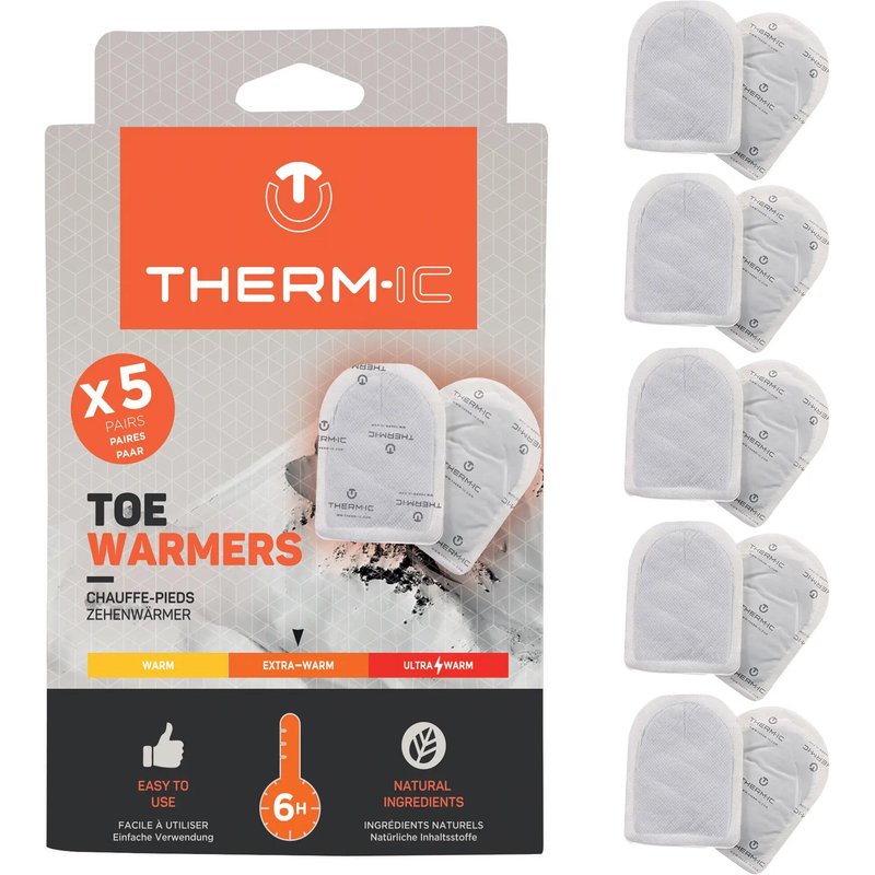 Packung mit 5 Paar Fußwärmer, bis zu 6 Stunden warm - Toe Warmers