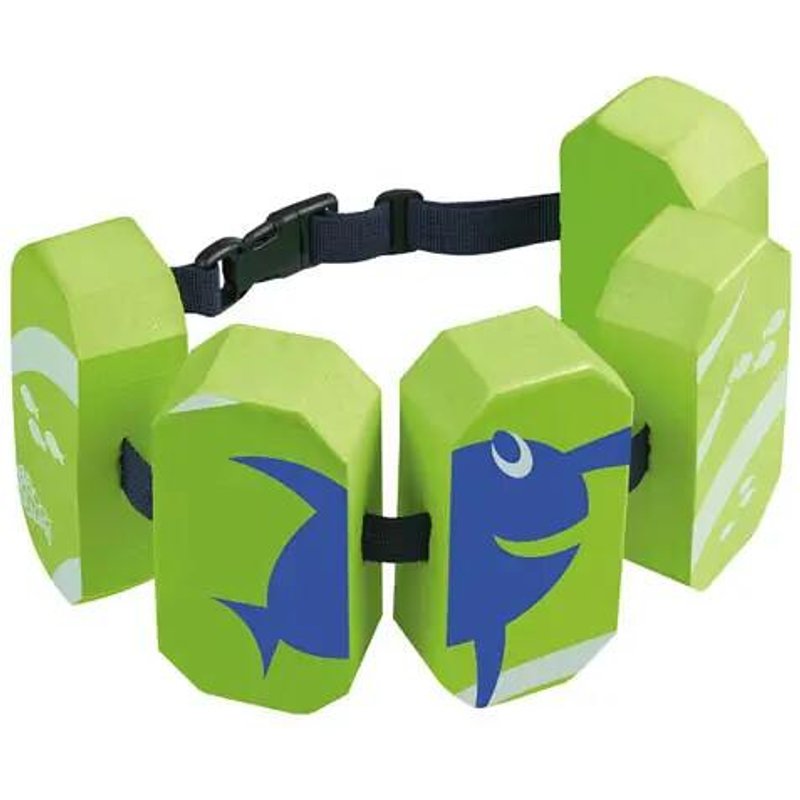 Beco-sealife® Schwimmgürtel mit 5 Schwimmkörpern | Grün | 19–30 kg – 2–6 Jahre