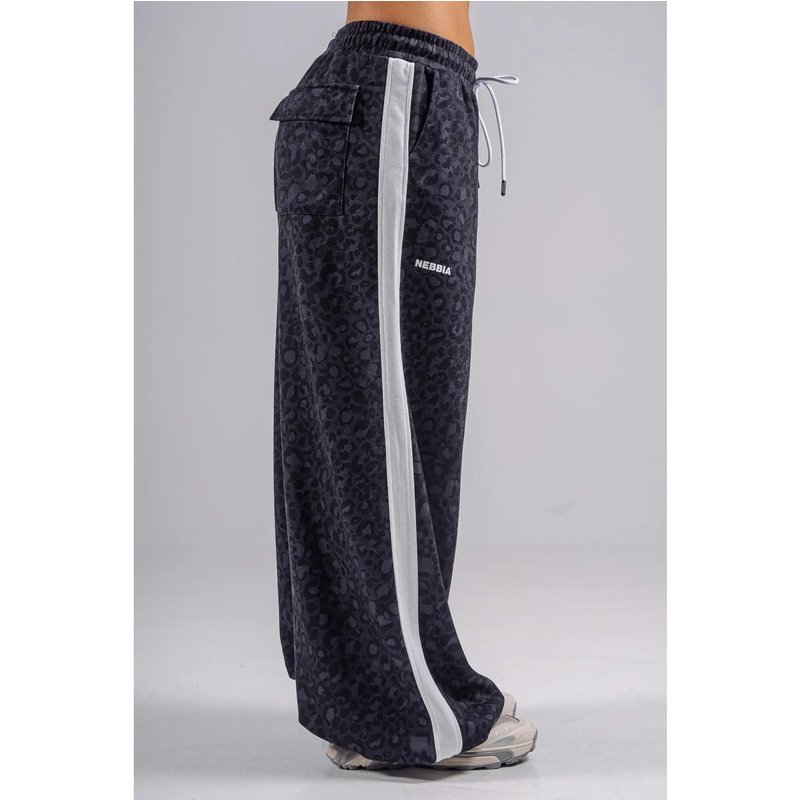Baggy Sweatpants im Leopardenmuster PRIMAL 865 Black leopard