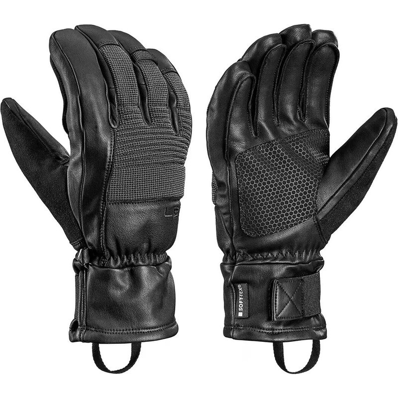 LEKI Unisex Tyton Zero Skihandschuhe Leder 656865702 Schwarz