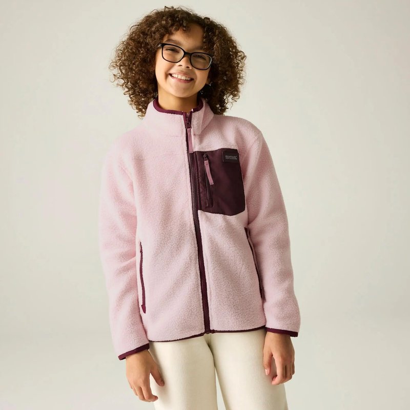 Kinder-Fleecejacke von Frankie, warm und mit durchgehendem Reißverschluss