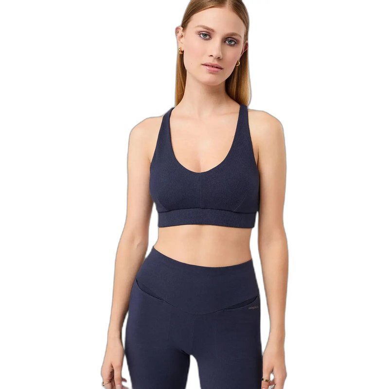 Damen-Sport-BH Mandala Rib