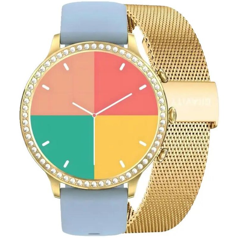 Montre connectée Gravity GT5-4 Gold/Blau