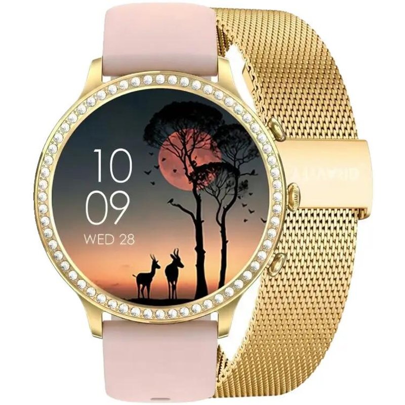Smartwatch Gravity GT5-3 Gold/Rose
