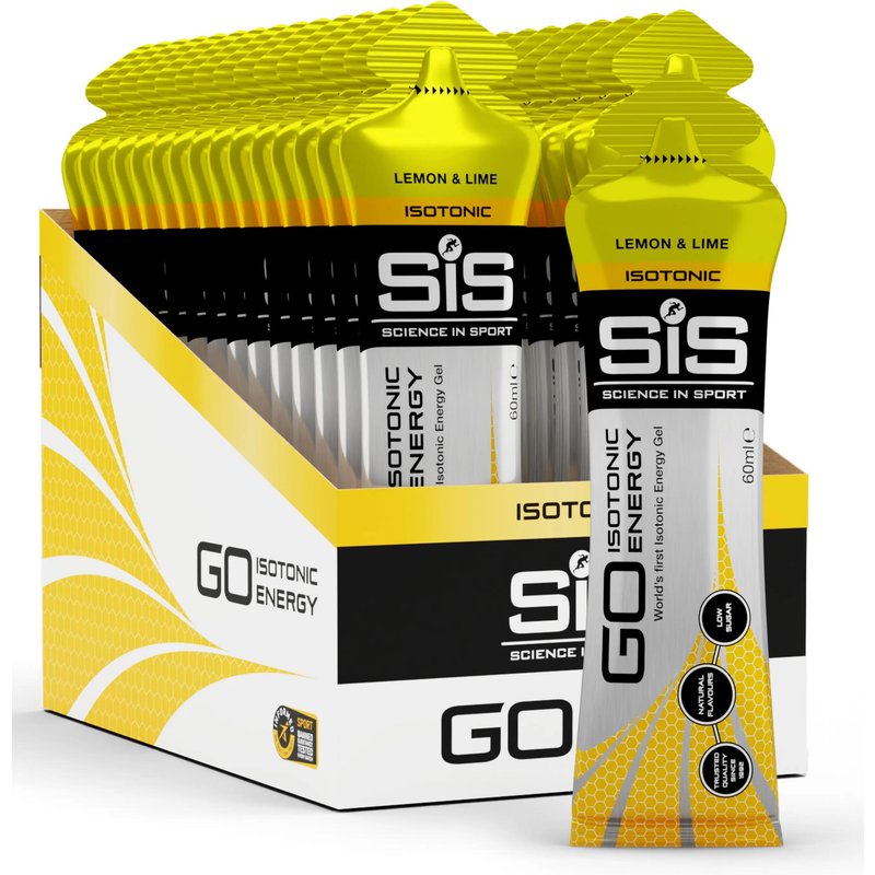 SIS GO Isotonic Energy Gels (30x60ml) Lemon & Lime - Energie & Ausdauer