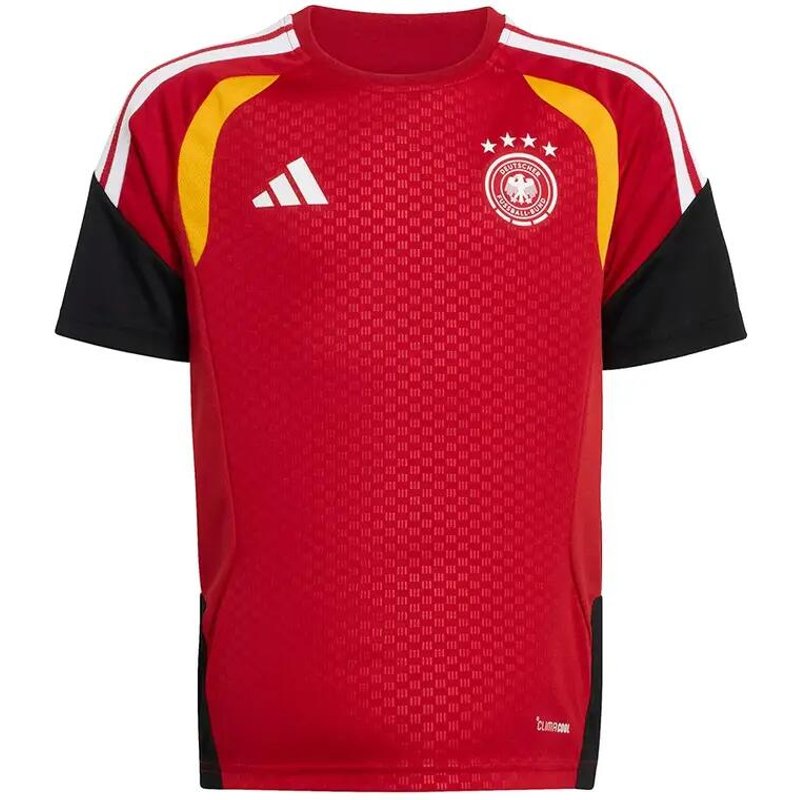 Trainings-T-Shirt adidas Deutschland Tiro Junior Rot