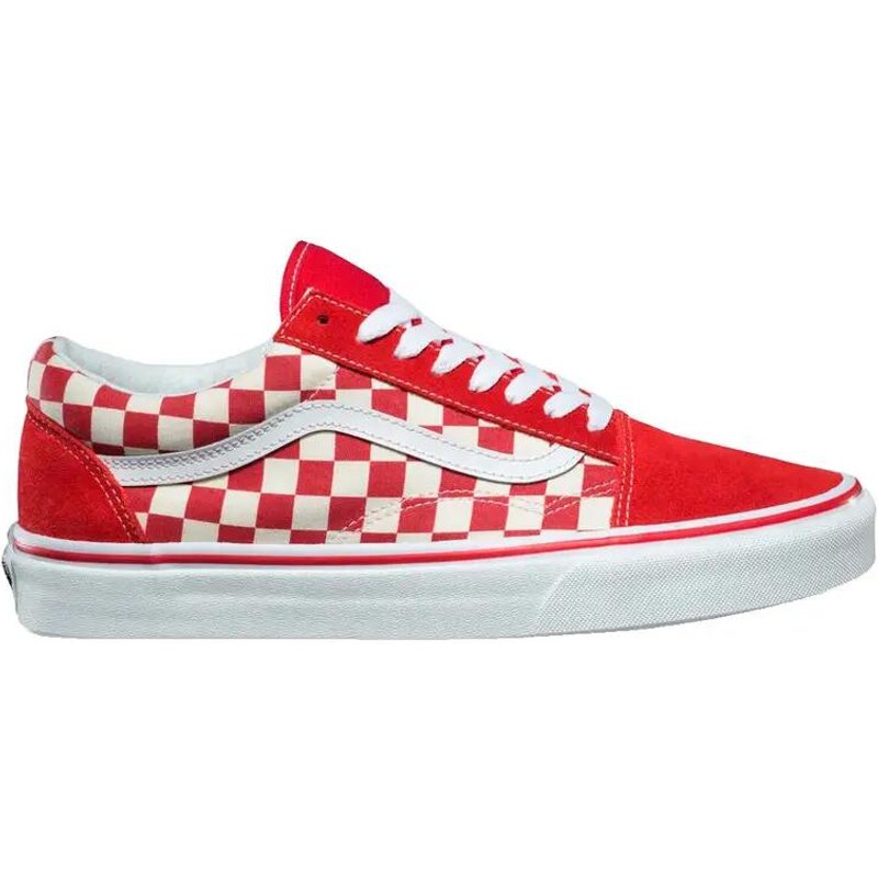 Vans Old Skool Schuhe Rot/Weiß