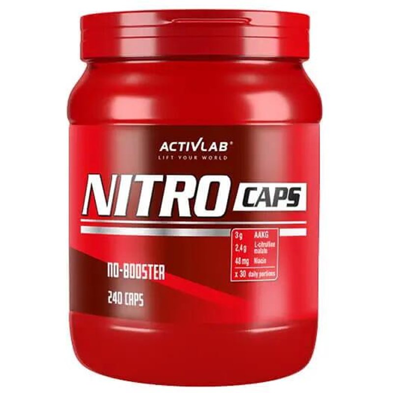 Activlab Nitro Caps, 240 Kapseln, AAKG, Citrullin und Niacin