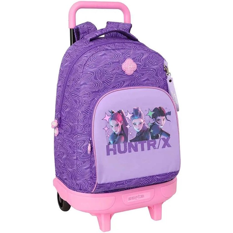 Rucksack mit abnehmbaren Rollen K-Pop Demon Hunters Battle 33 x 22 x 45 cm