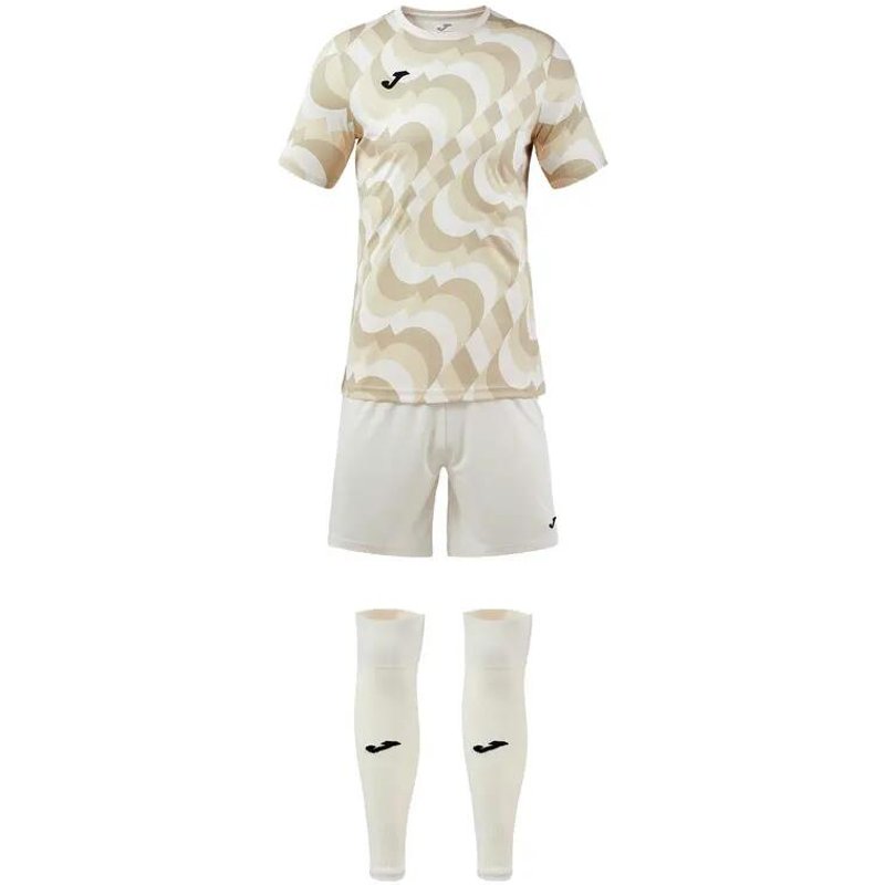 Fußballanzug Joma Area Beige/Weiß für Jugendliche