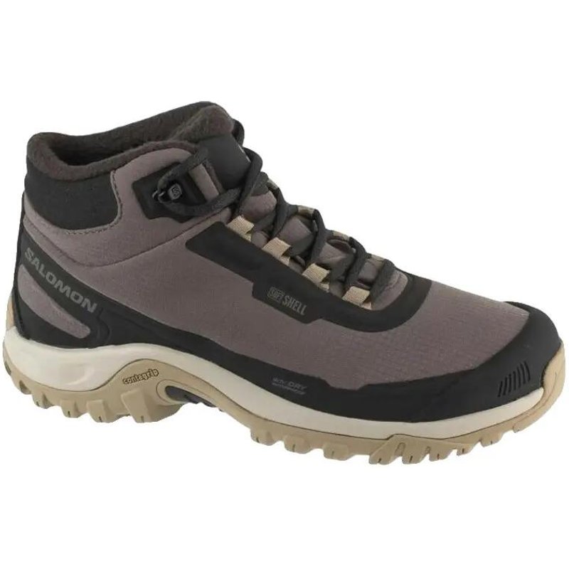Wanderstiefel Salomon Shelter Waterproof Marron