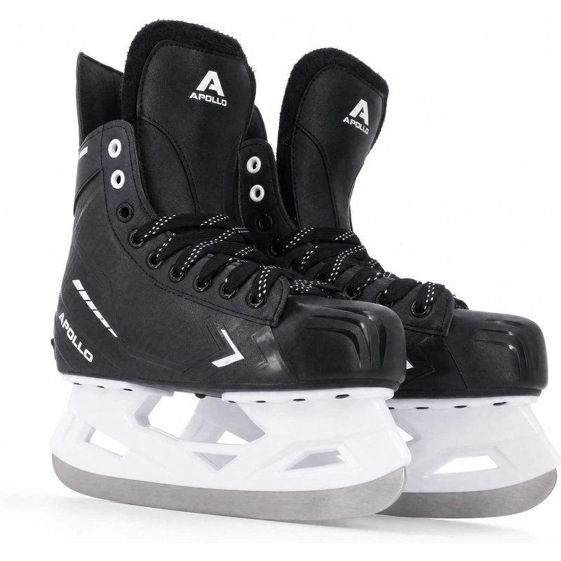 Kinder Eishockey Schlittschuhe verstellbar Champion Skate schwarz/weiß