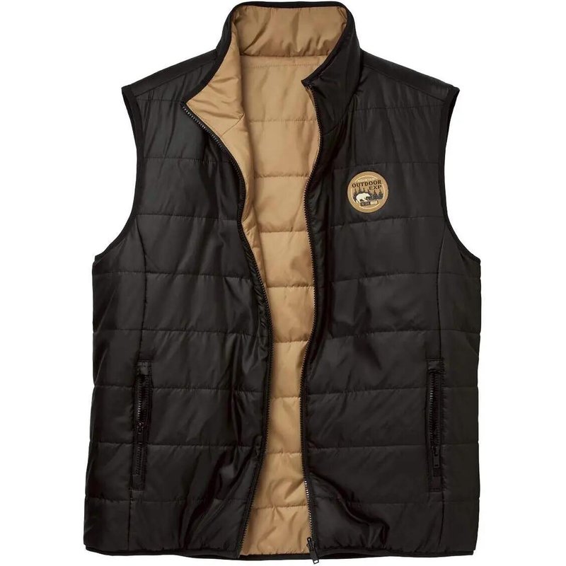 Wattierte Wende-Weste Outdoor