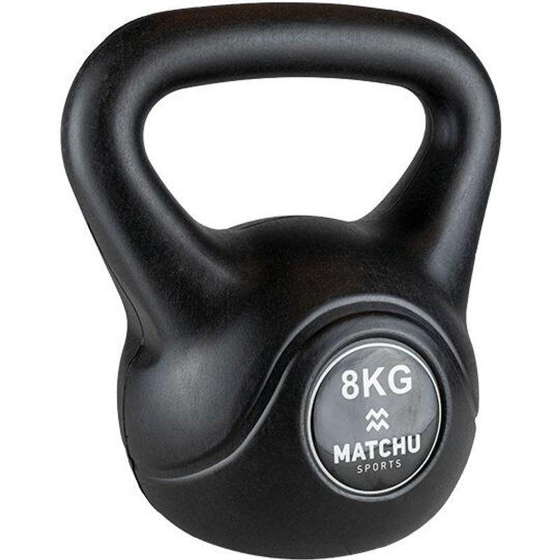 Kettlebell 4 kg / 8 kg - Kugelhantel - aus Kunststoff