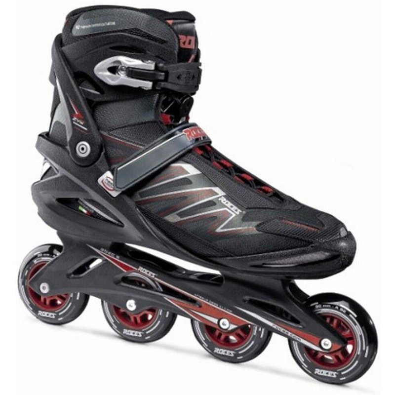 Big Zyx 90 – Herren- Inline Skates - Schwarz – Rot