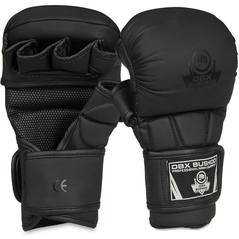 MMA-Handschuhe für Erwachsene DBX Bushido E1v9-B Black Master