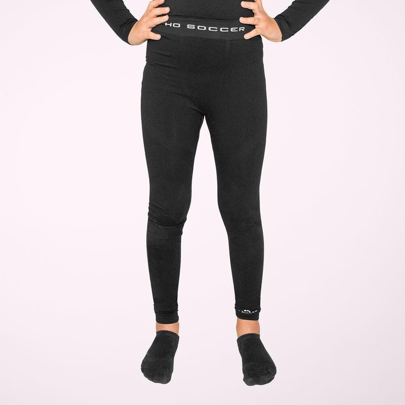 Die schwarze thermische Fußballunterhose für Kinder