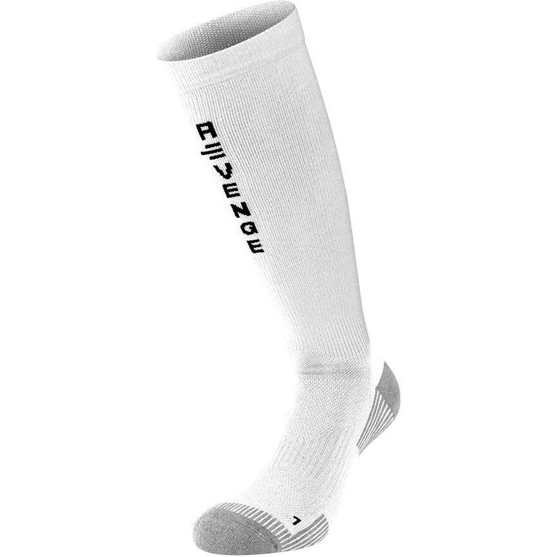 Technische Socken für Erwachsene, Berglauf, Fitness, Multisport, lang Weiß